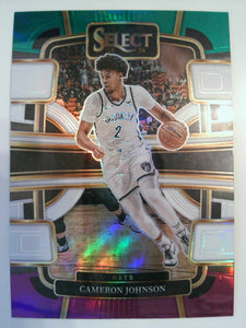 2023-24 Panini Select Basketball Green White Purple Prizms Cameron Johnson #12