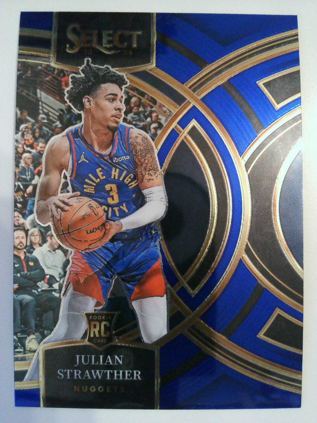 2023-24 Panini Select Basketball Blue (Retail Base) Julian Strawther #101 Rookie
