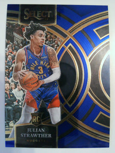 2023-24 Panini Select Basketball Blue (Retail Base) Julian Strawther #101 Rookie