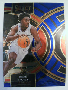 2023-24 Panini Select Basketball Blue (Retail Base) Kobe Brown #110 Rookie