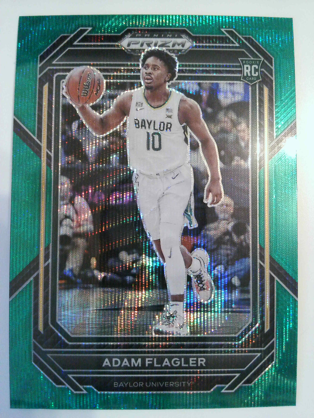 2023 Panini Prizm Draft Picks Basketball Green Wave Adam Flagler #21