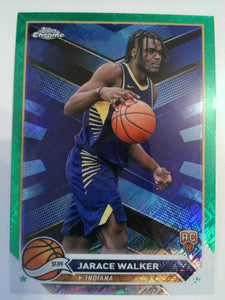 2023-24 Topps Chrome Basketball Green Logo Refractors Jarace Walker #151 Rookie