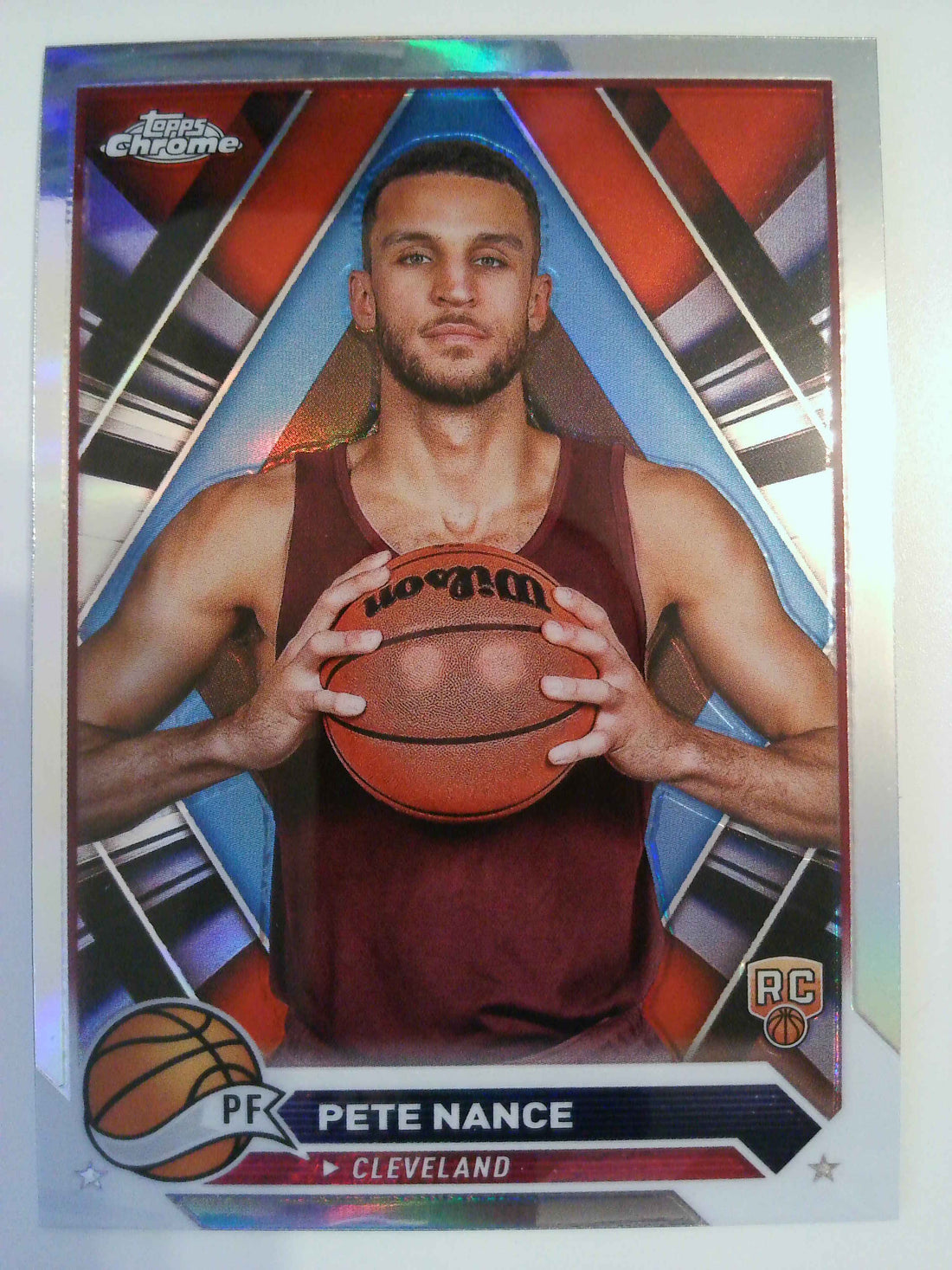 2023-24 Topps Chrome Basketball Refractors Pete Nance #144 Rookie