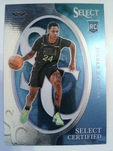 2023-24 Panini Select Basketball Select Certified Jordan Hawkins #17