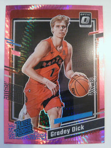2023-24 Donruss Optic Basketball Hyper Pink Gradey Dick #212 Rookie