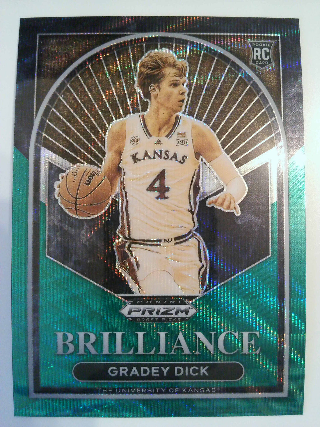 2023 Panini Prizm Draft Picks Basketball Brilliance Green Wave Gradey Dick #7