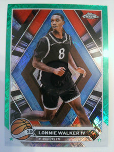 2023-24 Topps Chrome Basketball Green Logo Refractors Lonnie Walker IV #177
