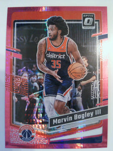 2023-24 Donruss Optic Basketball Hyper Pink Marvin Bagley III #84