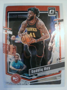2023-24 Donruss Optic Basketball Saddiq Bey #21