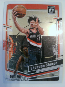 2023-24 Donruss Optic Basketball Shaedon Sharpe #170