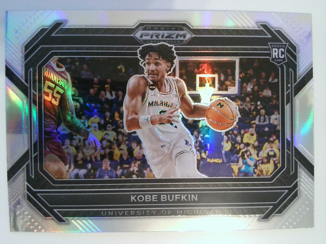 2023 Panini Prizm Draft Picks Basketball Silver Kobe Bufkin #22b