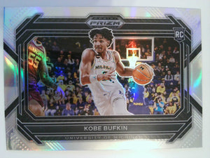 2023 Panini Prizm Draft Picks Basketball Silver Kobe Bufkin #22b