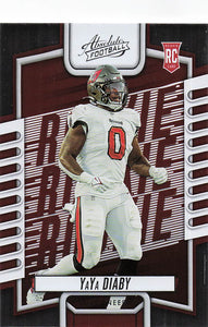 2023 Panini Absolute Football Retail YaYa Diaby #184 Rookie