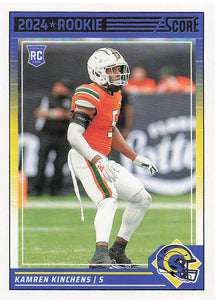 2024 Score Football Kamren Kinchens #348 Rookie