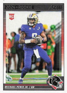 2024 Score Football Michael Penix Jr. #323 Rookie