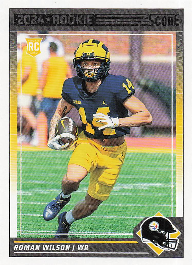 2024 Score Football Roman Wilson #360 Rookie