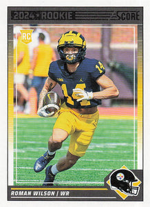 2024 Score Football Roman Wilson #360 Rookie