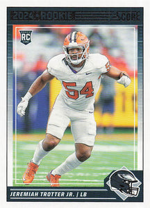 2024 Score Football Jeremiah Trotter Jr. #344 Rookie