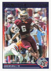 2024 Score Football Jaheim Bell #384 Rookie