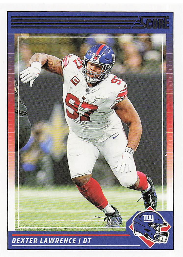 2024 Score Football Dexter Lawrence #214
