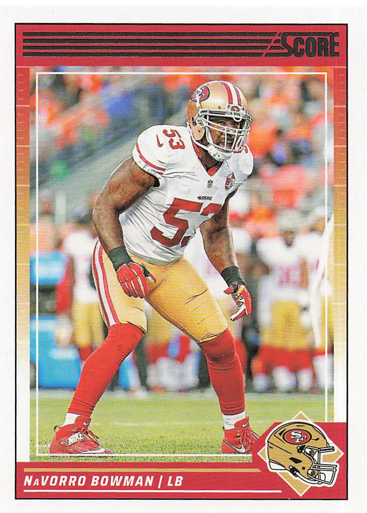 2024 Score Football Navorro Bowman #252