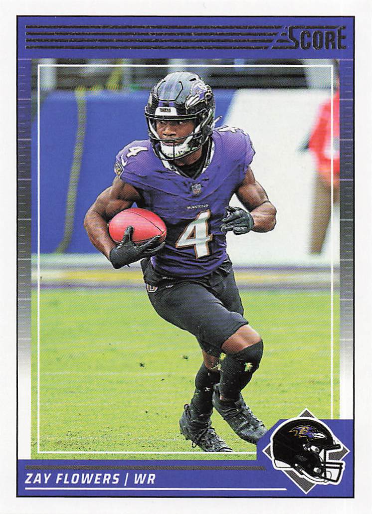 2024 Score Football Zay Flowers #23