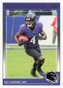 2024 Score Football Zay Flowers #23