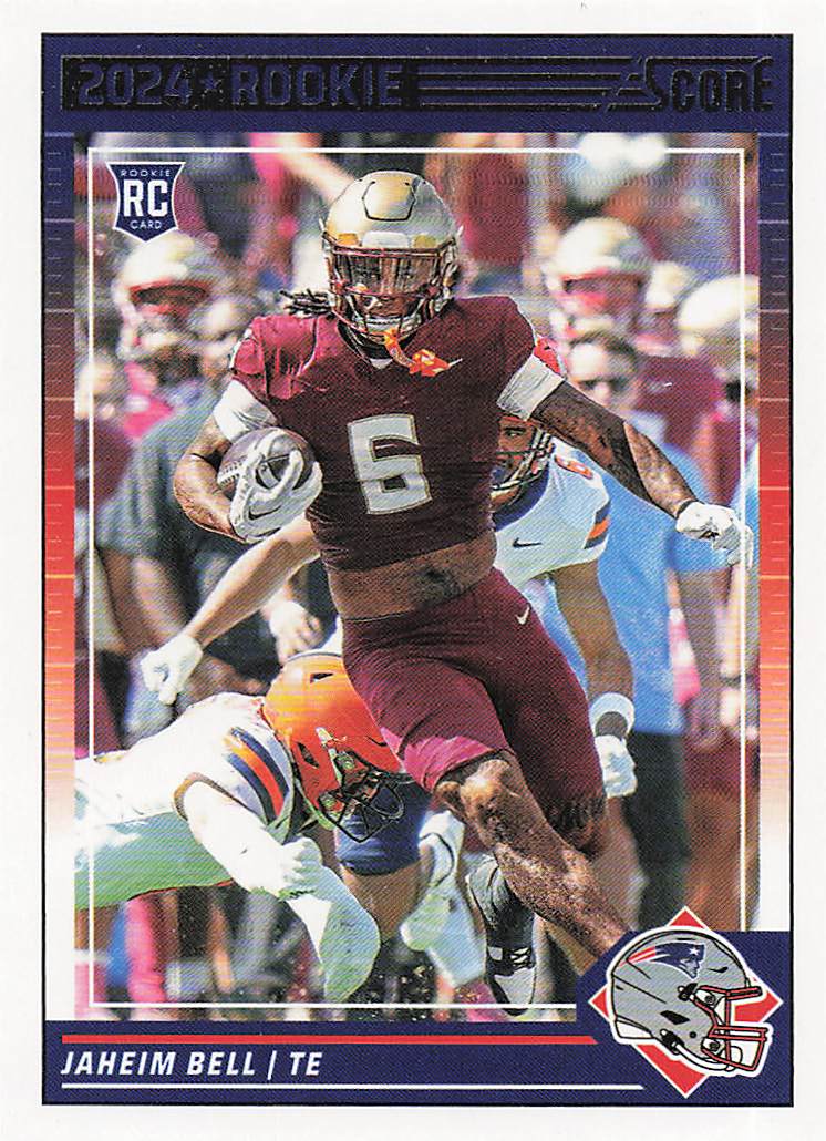 2024 Score Football Jaheim Bell #384 Rookie