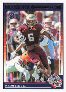 2024 Score Football Jaheim Bell #384 Rookie