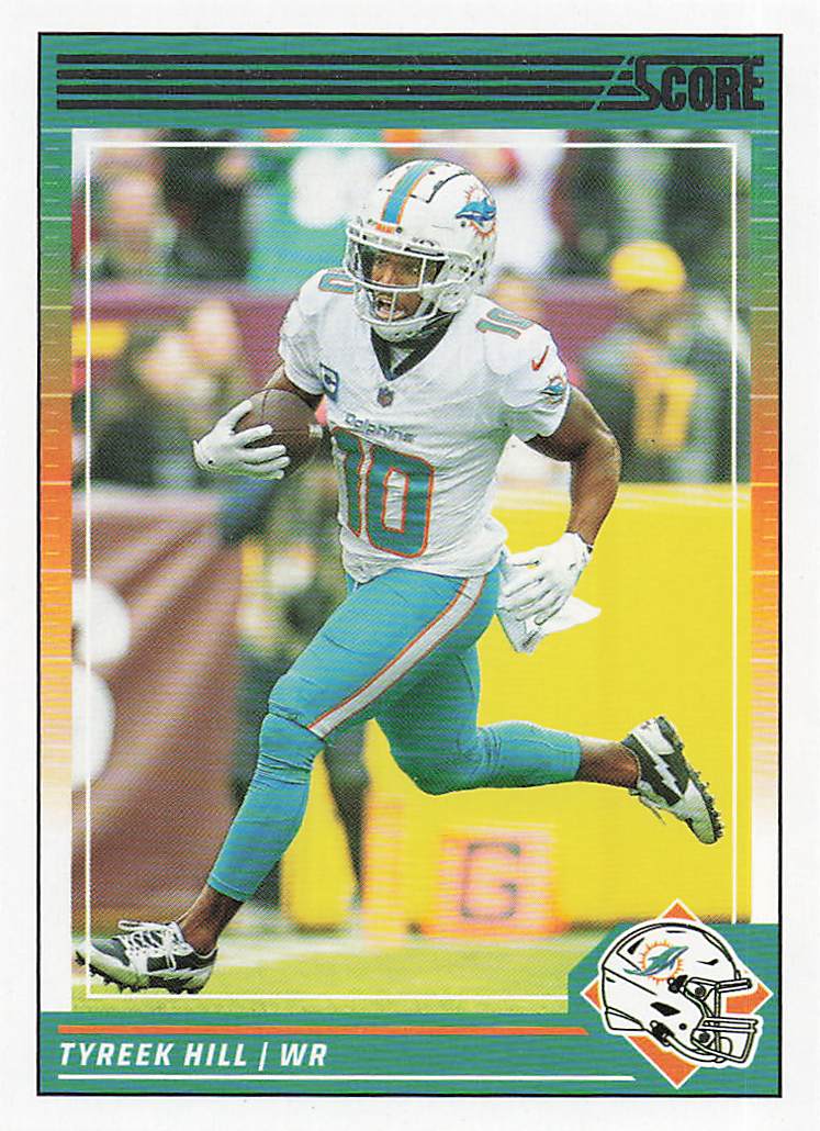 2024 Score Football Scorecard Tyreek Hill #176