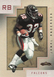 2001 Fleer Showcase Football Jamal Anderson #35