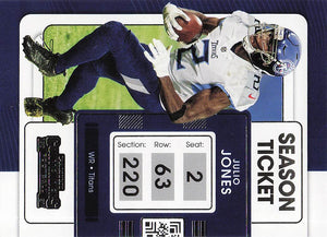 2021 Panini Contenders Football Julio Jones #95