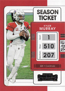 2021 Panini Contenders Football Kyler Murray #1