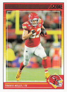 2024 Score Football Travis Kelce #136
