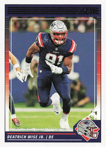 2024 Score Football Deatrich Wise Jr. #193
