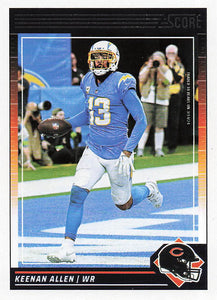 2024 Score Football Keenan Allen #168