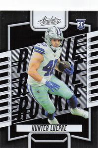 2023 Panini Absolute Football Retail Hunter Luepke #198 Rookie