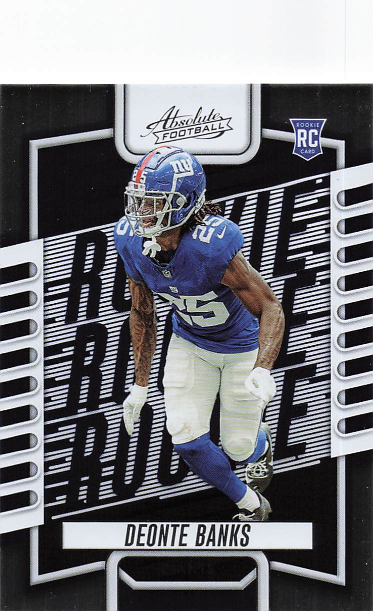 2023 Panini Absolute Football Retail Deonte Banks #156 Rookie