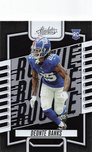 2023 Panini Absolute Football Retail Deonte Banks #156 Rookie