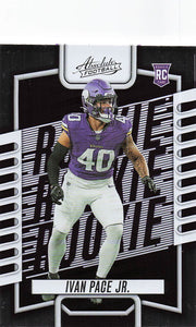 2023 Panini Absolute Football Retail Ivan Pace Jr. #144 Rookie