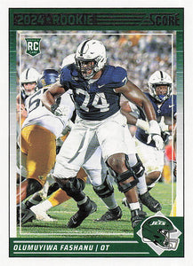 2024 Score Football Olumuyiwa Fashanu #314 Rookie