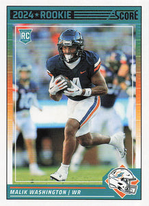 2024 Score Football Malik Washington #370 Rookie