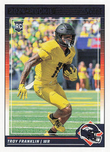 2024 Score Football Troy Franklin #343 Rookie