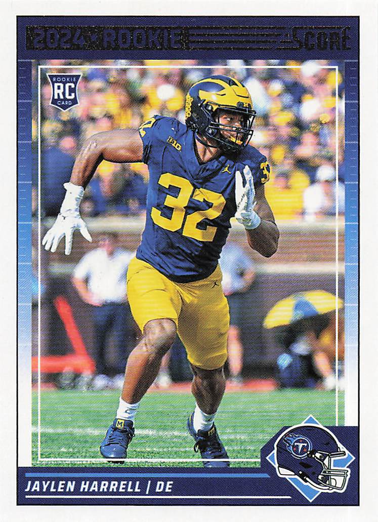 2024 Score Football Jaylen Harrell #385 Rookie