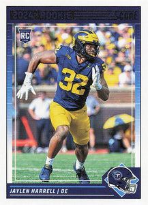 2024 Score Football Jaylen Harrell #385 Rookie