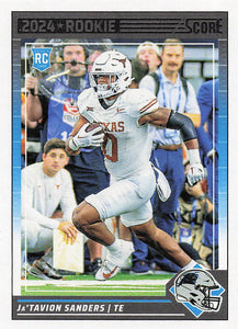 2024 Score Football Ja'Tavion Sanders #351 Rookie