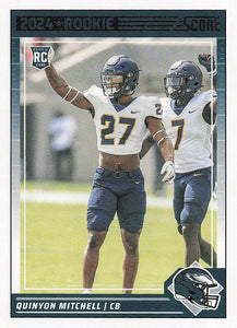 2024 Score Football Quinyon Mitchell #311 Rookie