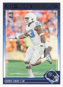 2024 Score Football Cedric Gray #367 Rookie