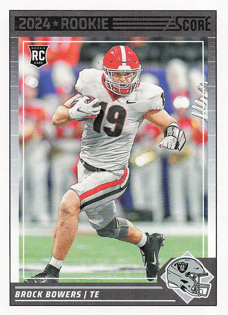 2024 Score Football Brock Bowers #310 Rookie