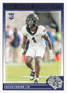 2024 Score Football Caelen Carson #368 Rookie